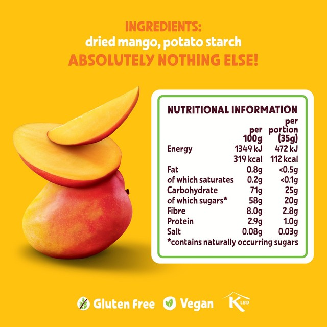 Bear dried mango snack 35g - British product