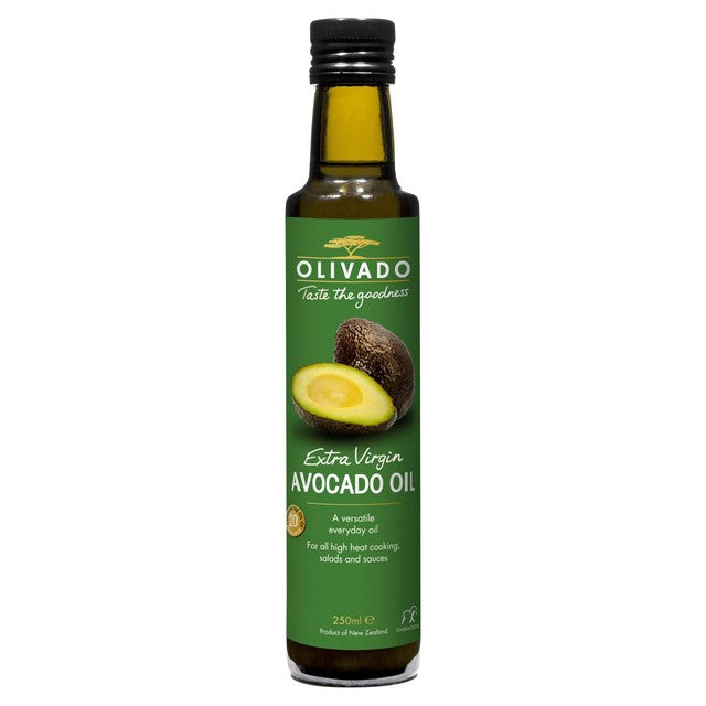 Olivado Extra Virgin Avocado Oil 250ml, imported from the UK