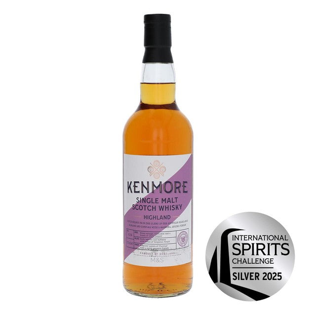 M&S Kenmore Single Malt Scotch Whisky 70cl, imported from the UK