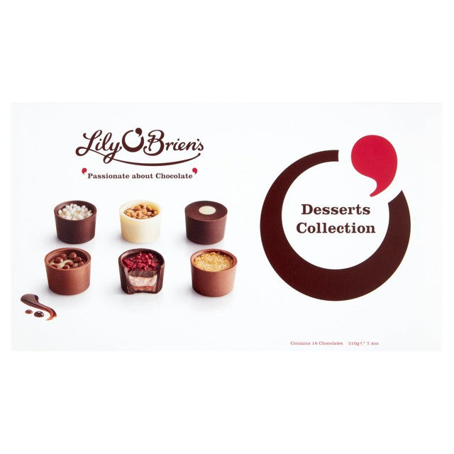 Lily O'Brien's Desserts Collection assorted chocolate truffles 210g, UK version