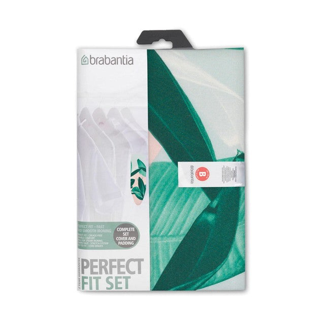 Brabantia Tropical Leaves ironing board cover 124cm x 38cm - British product