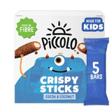 Piccolo cocoa coconut crispy sticks 5 x 25g pack, imported from the UK