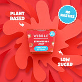 Wibble strawberry jelly pot 125g (British brand)