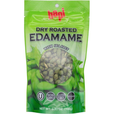 M&S Hapi Dry Roasted Edamame Soya Bean Snack 100g- Buy online at McGrocer