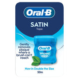 Oral B Satin Tape mint dental floss 25m, imported from the UK