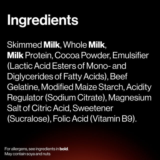 GetPro high protein dark chocolate mousse 200g - British product
