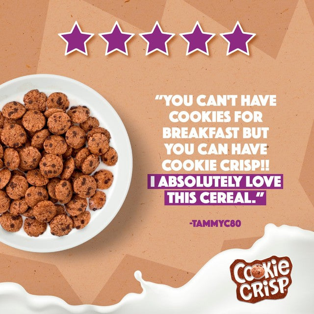 Nestle Cookie Crisp chocolate breakfast cereal 500g - British product