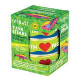 Fish 4 Ever skipjack tuna steaks in olive oil 3 x 160g - British product