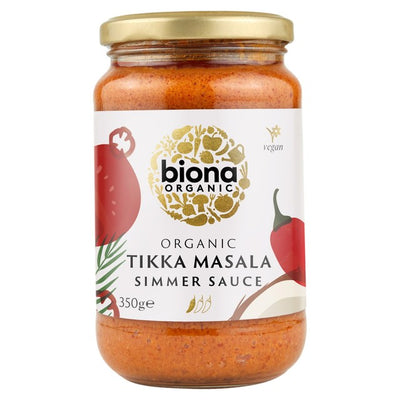M&S Biona Organic Tikka Masala Simmer Sauce 350g- Buy online at McGrocer