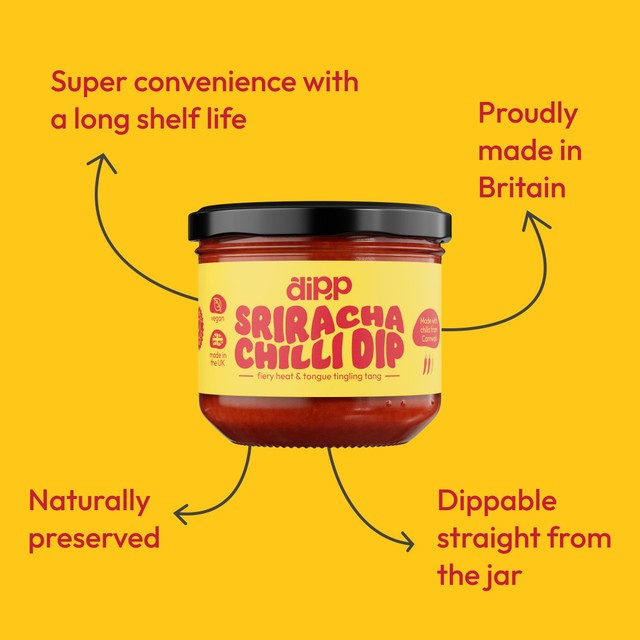 Dipp Sriracha chilli dip 205g - British product