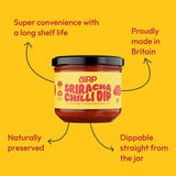 Dipp Sriracha chilli dip 205g - British product