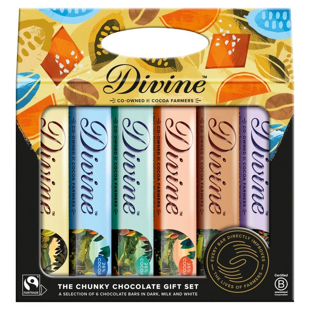 Divine chocolate gift pack assorted flavours 210g - British product