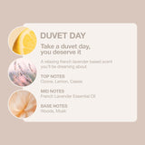 Tallow + Ash Duvet Day laundry conditioner, imported from the UK