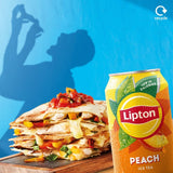 Lipton peach flavoured ice tea 330ml can, UK version