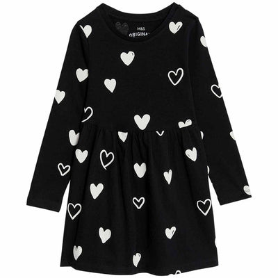 M&S Bedrucktes Kleid Carbon 4-5 Jahre