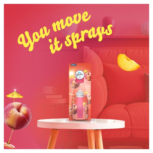 Glade Peach Paradise automatic air freshener refill - British product