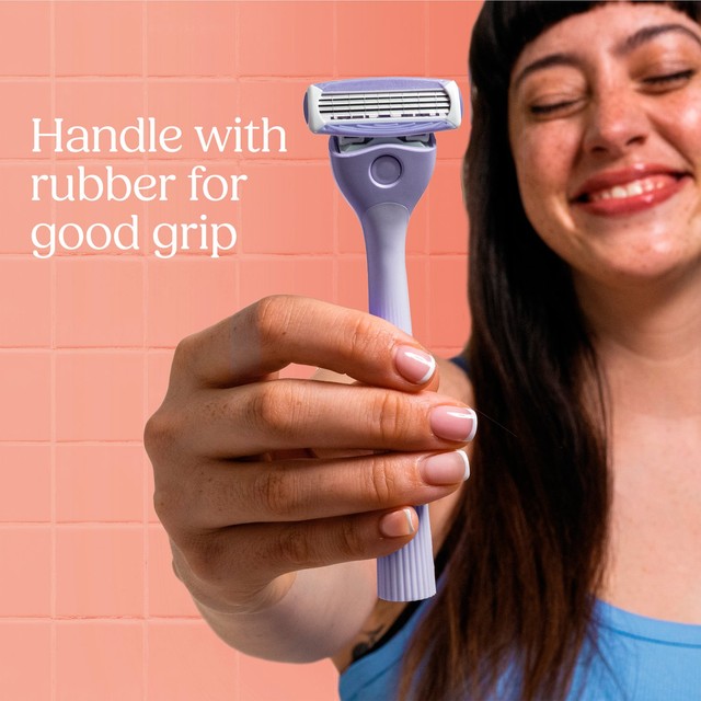 Wilkinson Sword Intuition Quattro Sensitive women's razor with 5 refills (British brand)