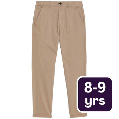 M&S M&S Baumwollreiche Chinos, Stein, Jungenhose, 8-9 Jahre - Jetzt online bei McGrocer kaufen