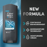 Dove Men+Care Clean Comfort body wash 400ml - British product