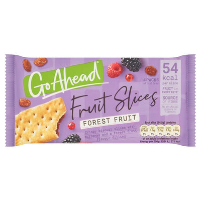 Go Ahead Skogsbær Crispy Biscuit Slices Frokostbar 12 skiver