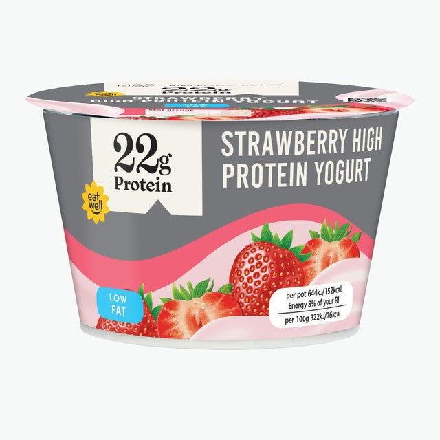 M&S High Protein Strawberry Yogurt 200g, imported from the UK
