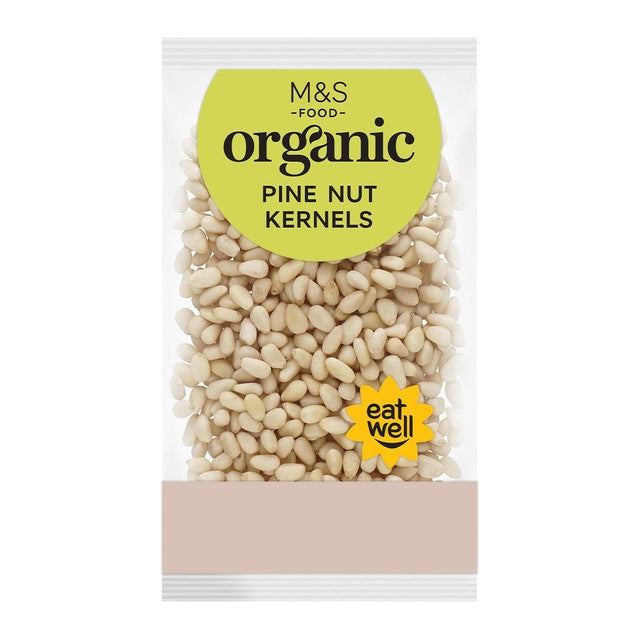 M&S organic pine nut kernels 100g, imported from the UK