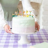 Talking Tables Rainbow Happy Birthday letter candles (British brand)