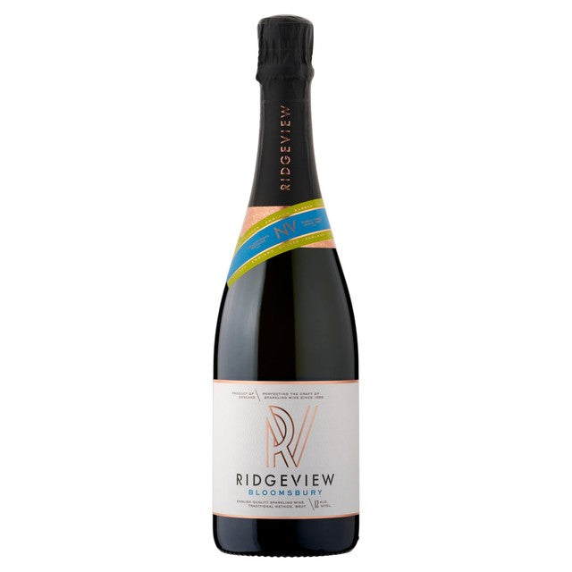 Ridgeview Bloomsbury Brut sparkling wine 75cl, imported from the UK