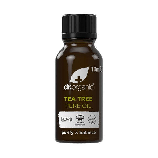 Dr Organic tea tree pure essential oil 10ml - British product