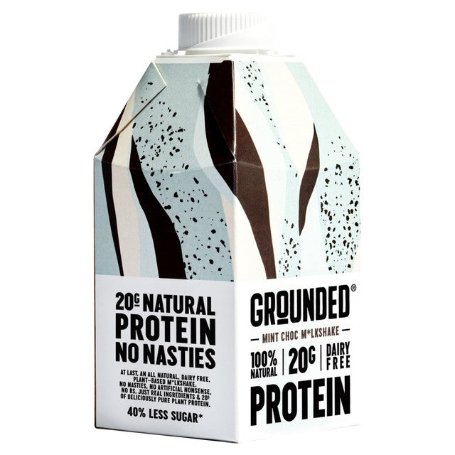 Grounded Mint Chocolate Plant Protein Shake 490ml, UK version