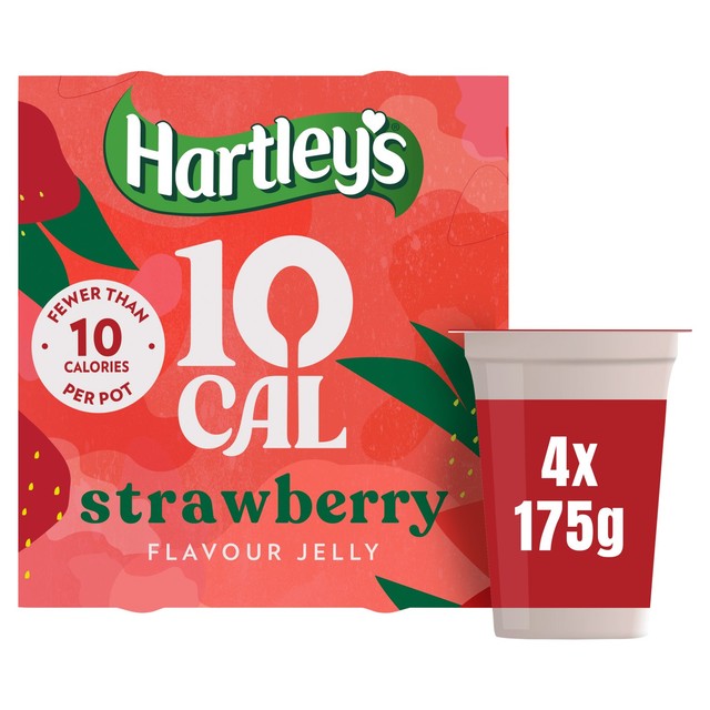Hartley's strawberry jelly pots 4x175g, UK version