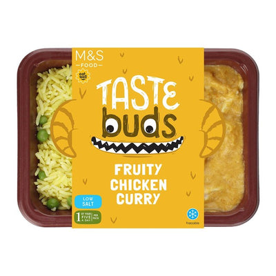 M&S Taste Buds Mild Chicken Curry with Rice Ready Meal 225g