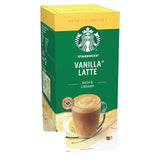 Starbucks vanilla latte coffee sachets 5 pack (British brand)