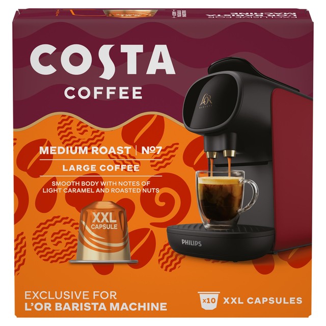 Costa Medium Roast XXL coffee capsules - British product