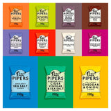 Pipers Longhorn Beef flavour sharing crisps 150g, imported from the UK