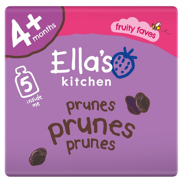 Ella's Kitchen organic prunes pouch 5x70g - British product