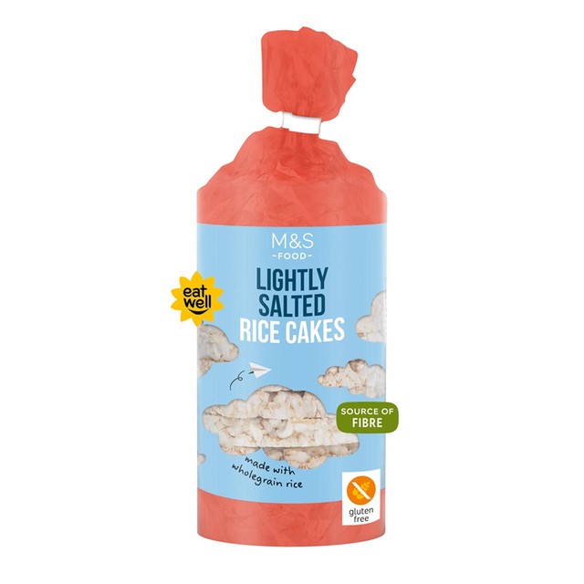 M&S lightly salted wholegrain brown rice cakes 112g, imported from the UK