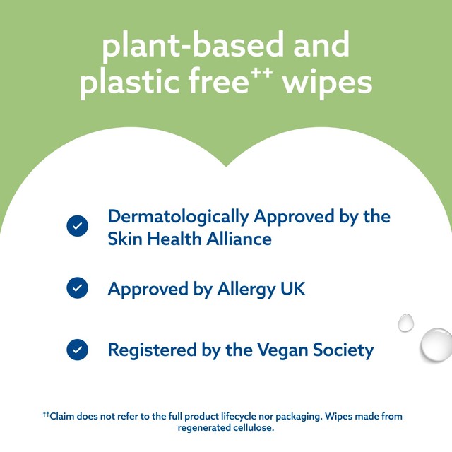 WaterWipes Sensitive Baby Wipes Plastic Free 60 Count (British brand)