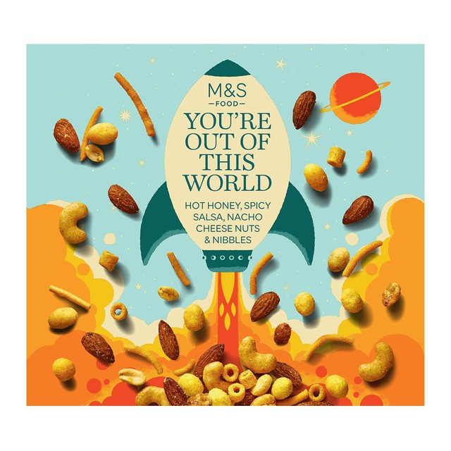M&S Munch Mix snack mix 12 servings, imported from the UK