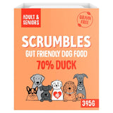 Scrumbles grain free duck wet dog food 395g (British brand)