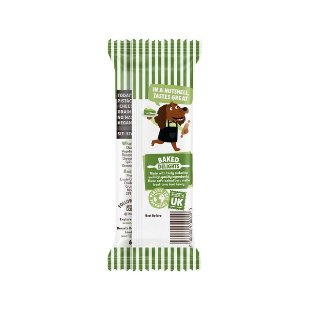 Denzel's pistachio cheesecake soft-baked dog treat bars 60g - British product
