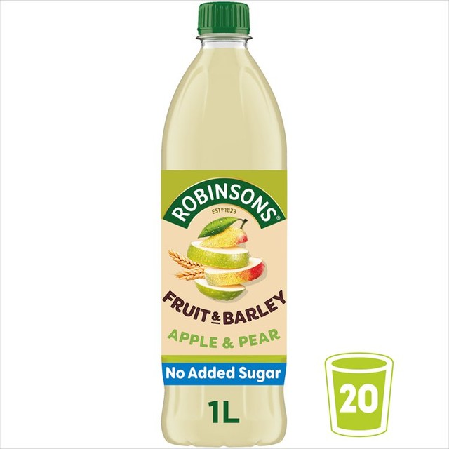 Robinsons apple and pear fruit squash 1L , imported from the UK