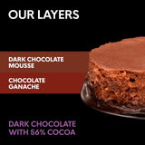 Gu dark chocolate mousse with ganache dessert 2 x 70g, UK version