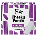 The Cheeky Panda Heavy Pads with Bamboo Core 12 pads (British brand)