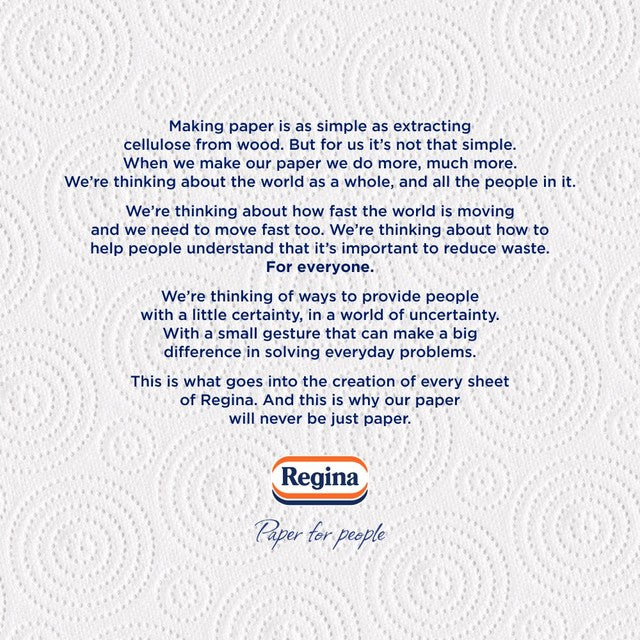 Regina Thirst Pockets kitchen roll 2 rolls, imported from the UK