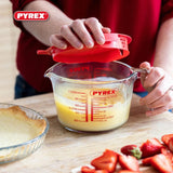 Pyrex Jug with Lid 1L, imported from the UK