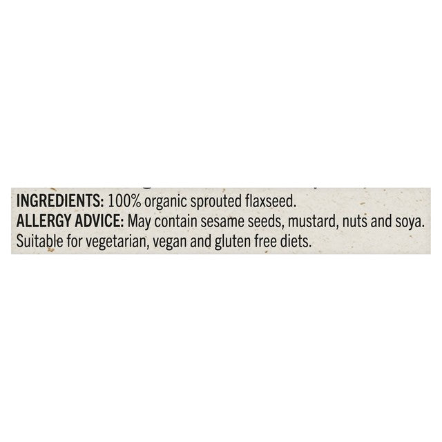 Linwoods Milled Organic Sprouted Flaxseed 200g, UK version
