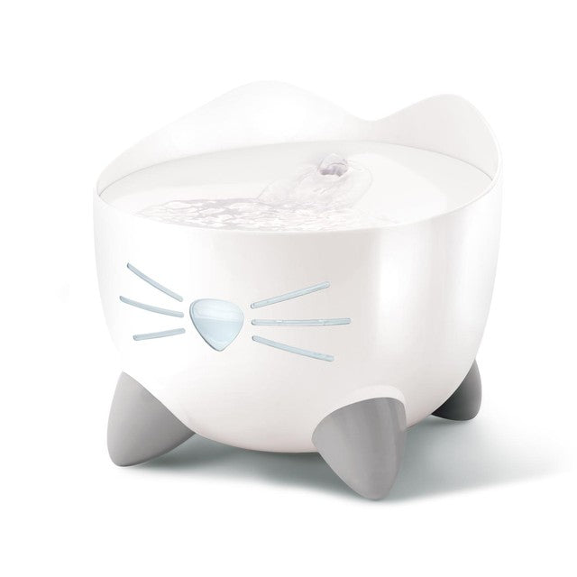 Catit Pixi Fountain White cat drinking fountain - British product