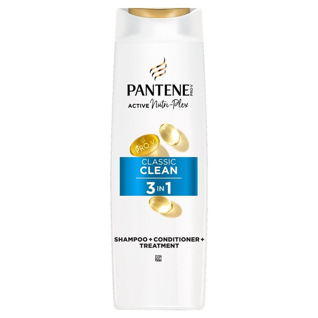 Pantene Classic Clean 3in1 shampoo 250ml, imported from the UK