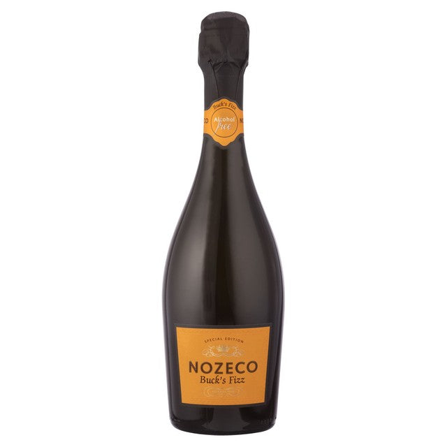 Nosecco alcohol-free bucks fizz sparkling drink, imported from the UK